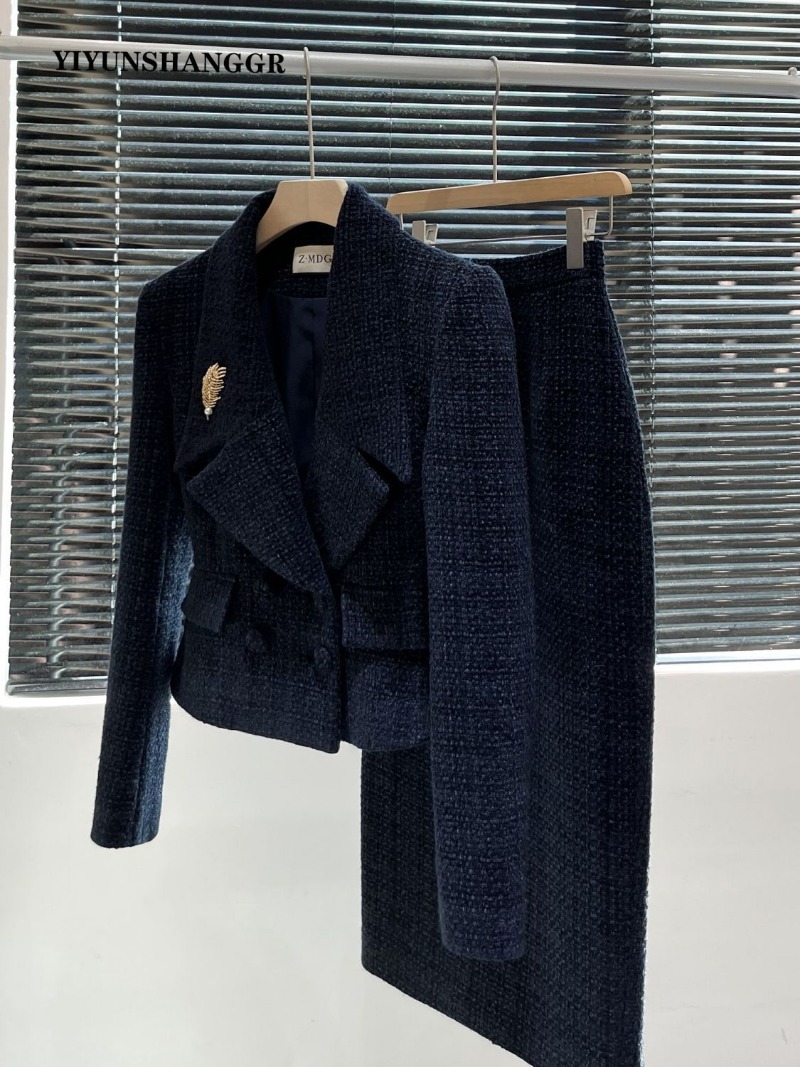 새로운 가을 겨울 트위드 여성 정장 고급스러운 엘레강트 - Winter Clothing Pk 리뷰 및 가격